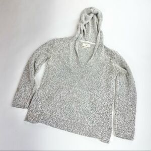 Tna Aritzia grey marled hooded sweater XS